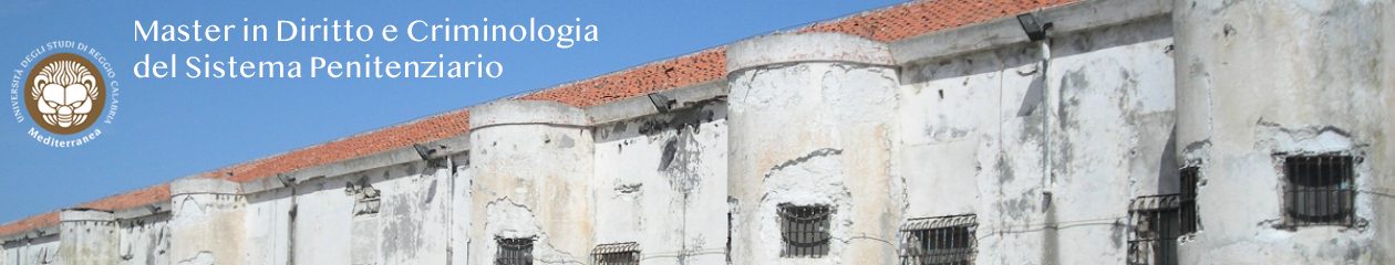 Master in Diritto e Criminologia del Sistema Penitenziario